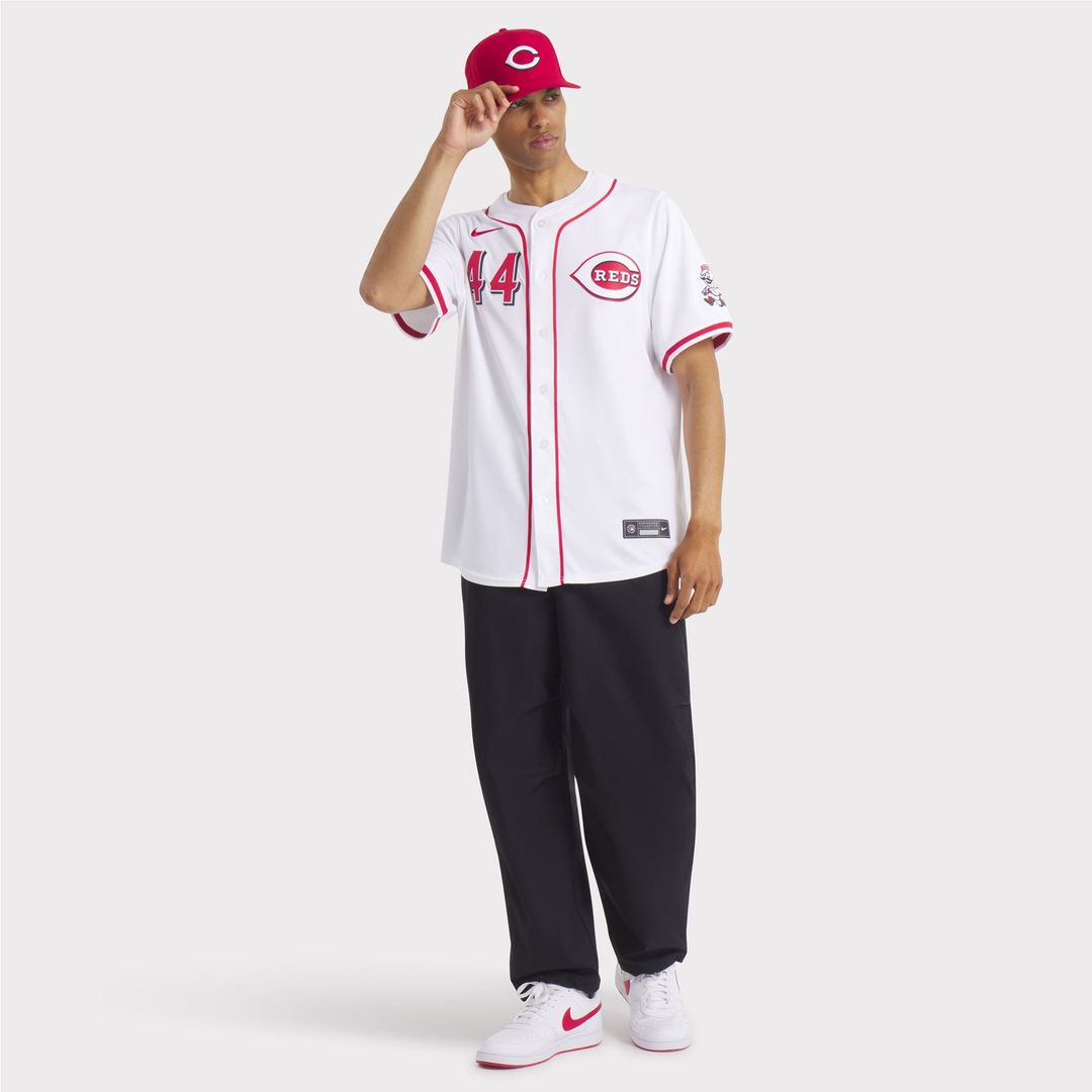 Cincinnati Reds Elly De La Cruz White Home Limited Baseball Jersey | MLB Baseball Jersey