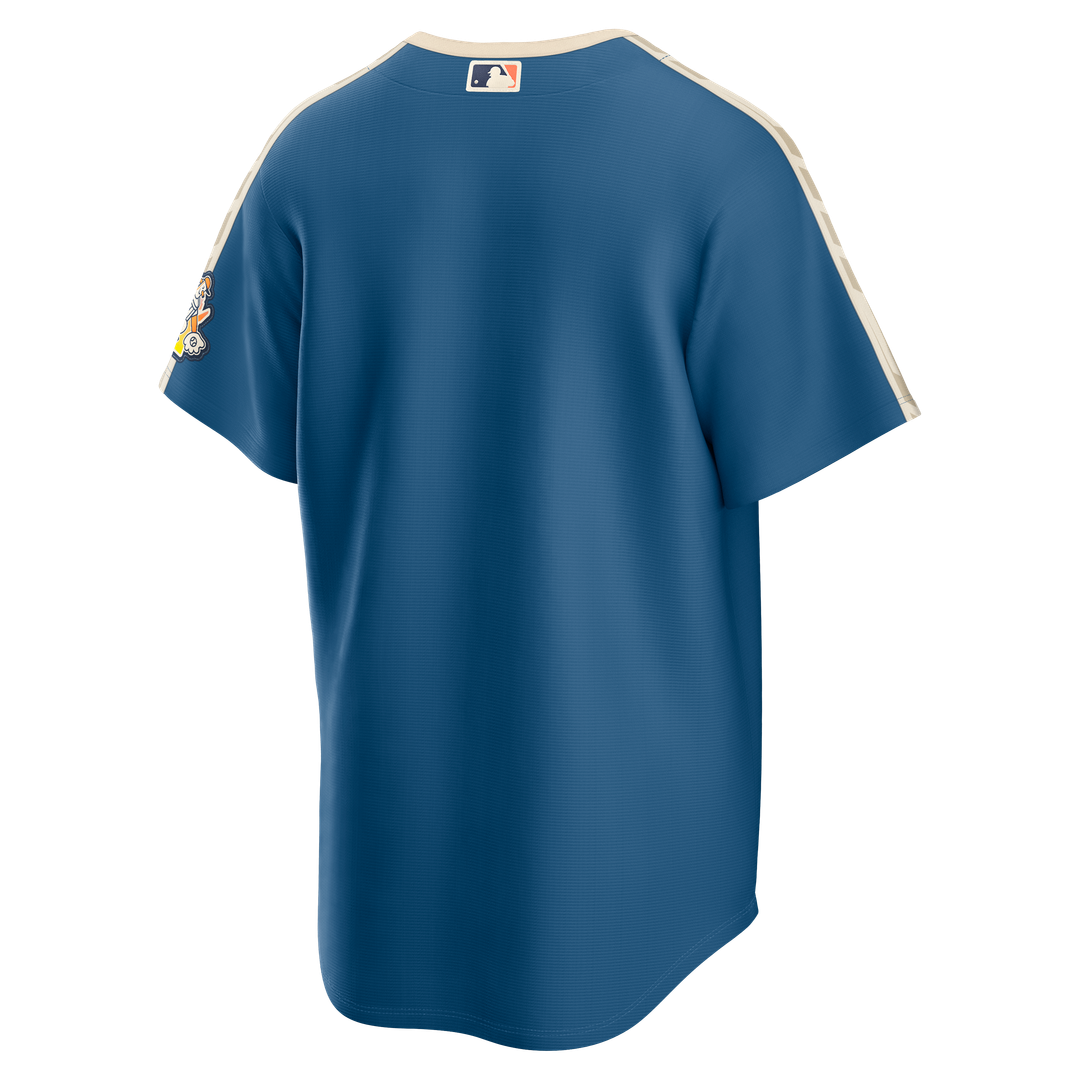 Milwaukee Brewers Mineral Blue 2026 City Connect Stadium Baseball Jersey | MLB Baseball Jersey