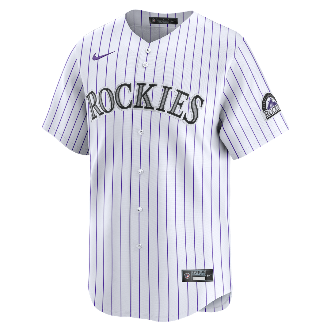 Colorado Rockies White Home Limited Baseball Jersey | MLB Baseball Jersey