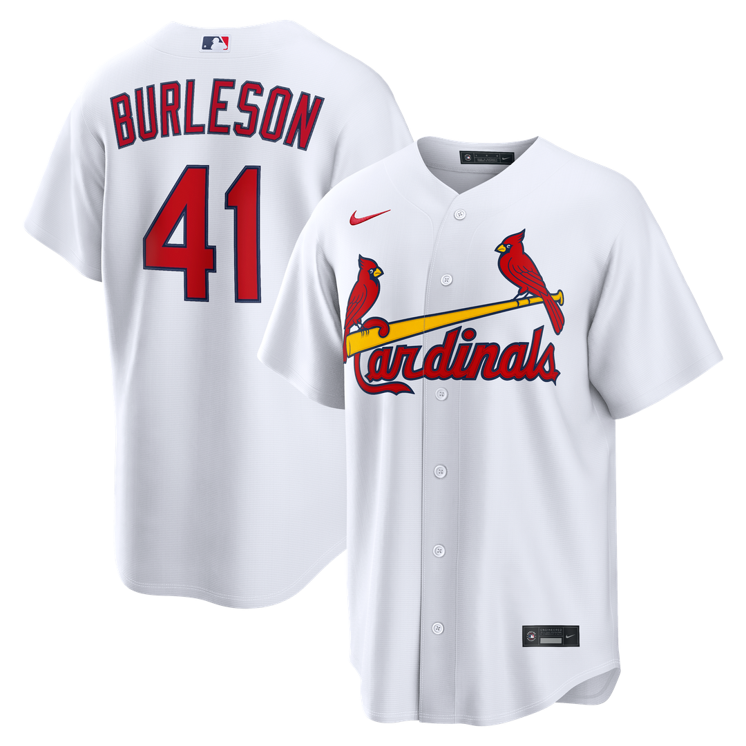 St. Louis Cardinals Alec Burleson White Home Replica Baseball Jersey
