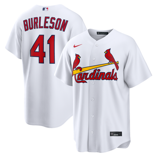 St. Louis Cardinals Alec Burleson White Home Replica Baseball Jersey