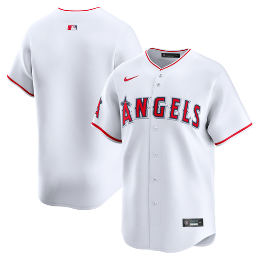 Los Angeles Angels White Home Limited Baseball Jersey