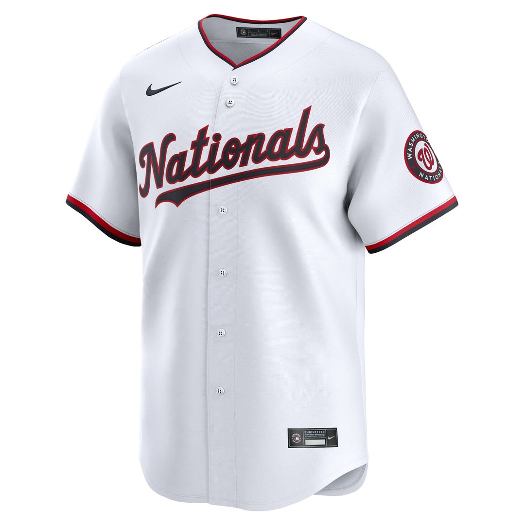 Washington Nationals Dylan Crews White Home Limited Baseball Jersey | MLB Baseball Jersey