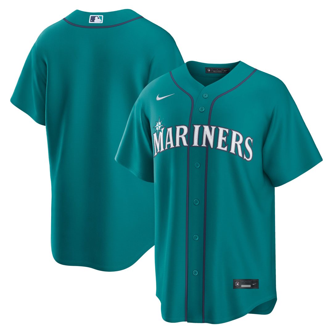 Seattle Mariners Teal Alternate Replica Baseball Jersey