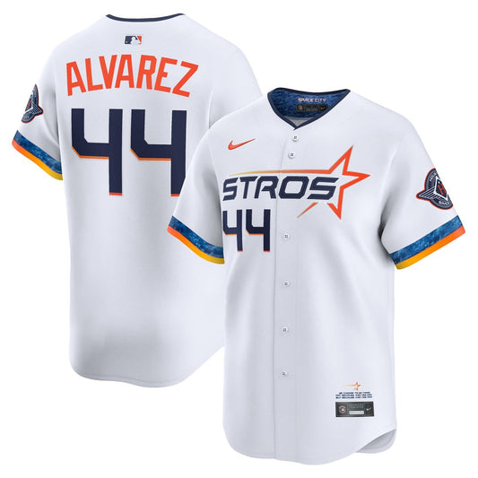 Houston Astros Yordan Alvarez White 2025 City Connect Limited Baseball Jersey