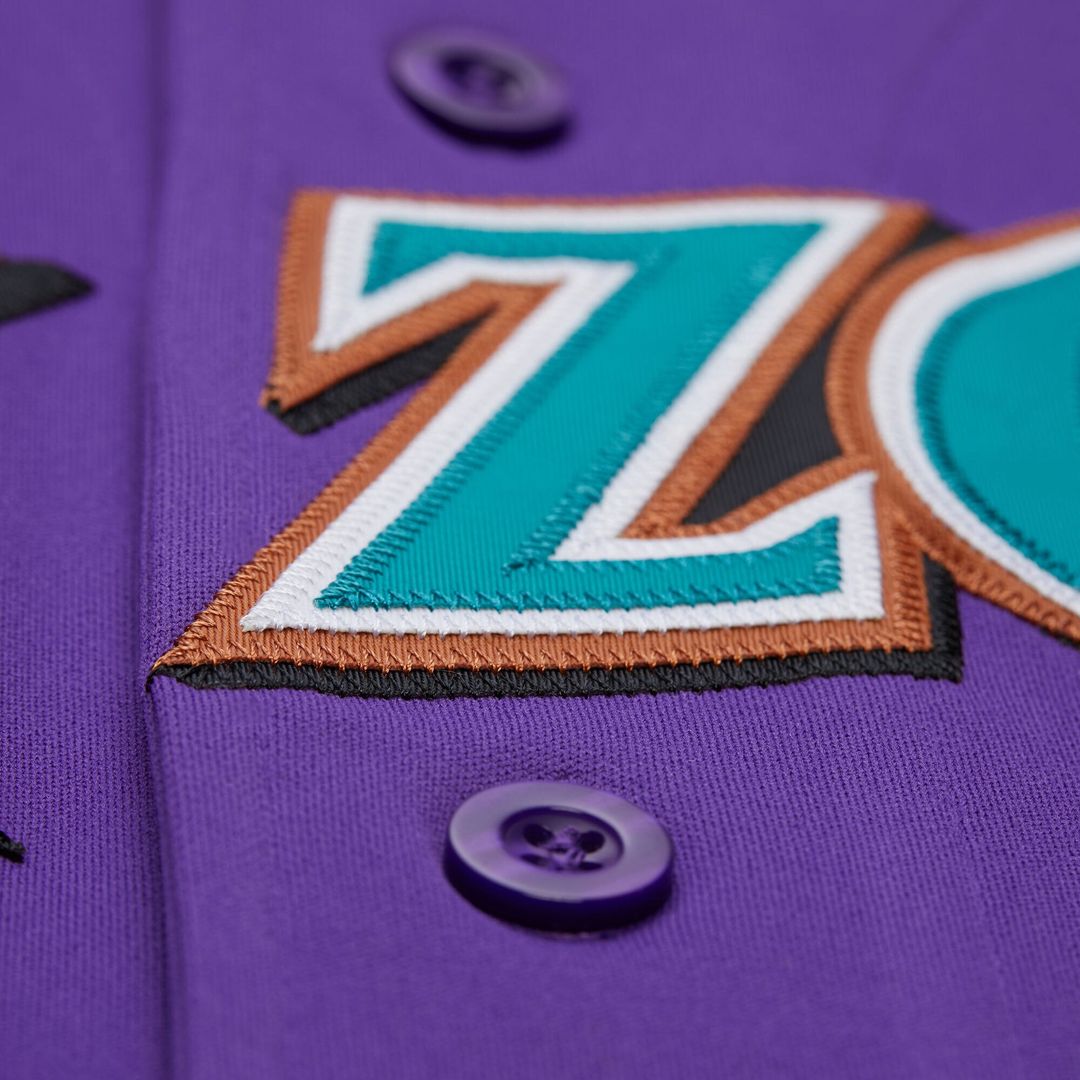 Arizona Diamondbacks Randy Johnson Purple 2000 Throwback Authentic Baseball Jersey | MLB Baseball Jersey