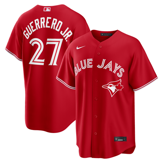 Toronto Blue Jays Vladimir Guerrero Jr. Red Canada Day Replica Baseball Jersey