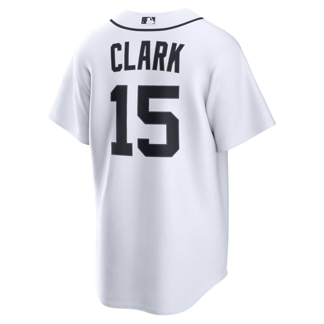Detroit Tigers Max Clark White Home Replica Baseball Jersey | MLB Baseball Jersey