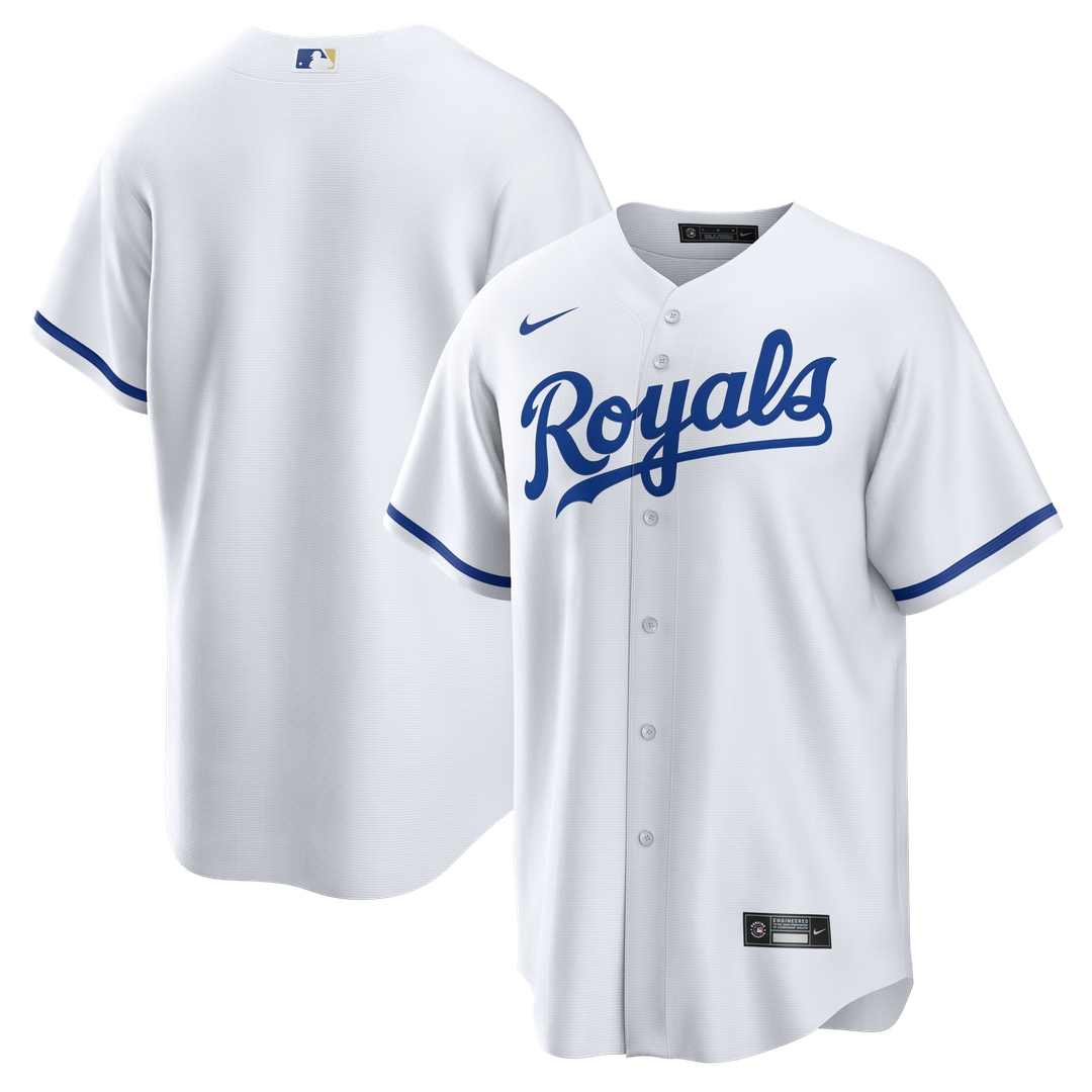Kansas City Royals White Home Big & Tall Replica Baseball Jersey
