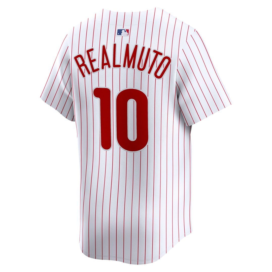 Philadelphia Phillies J.T. Realmuto White Home Limited Baseball Jersey | MLB Baseball Jersey