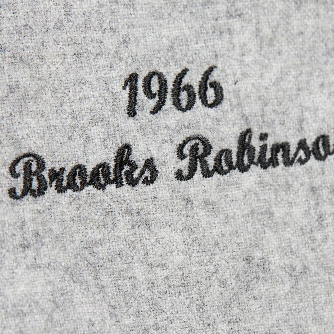 Baltimore Orioles Brooks Robinson Gray Cooperstown Collection 1966 Authentic Baseball Jersey | MLB Baseball Jersey