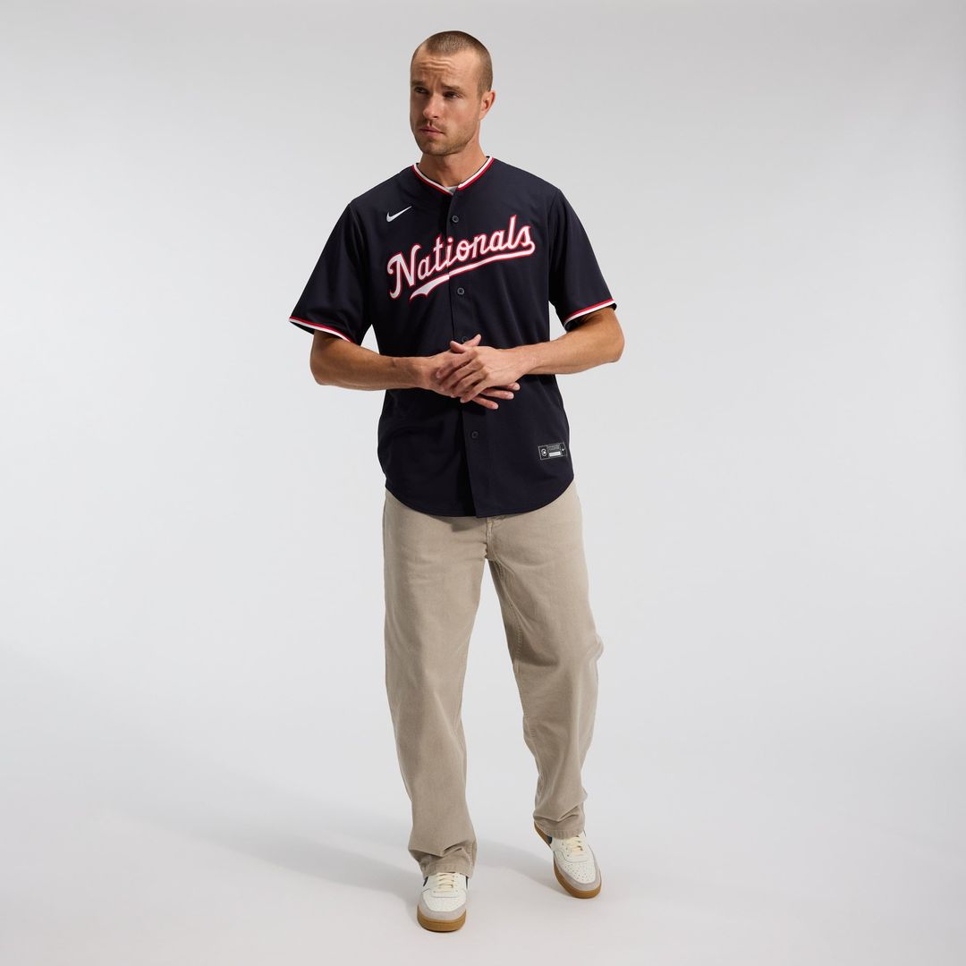 Washington Nationals Dylan Crews White Home Replica Baseball Jersey | MLB Baseball Jersey