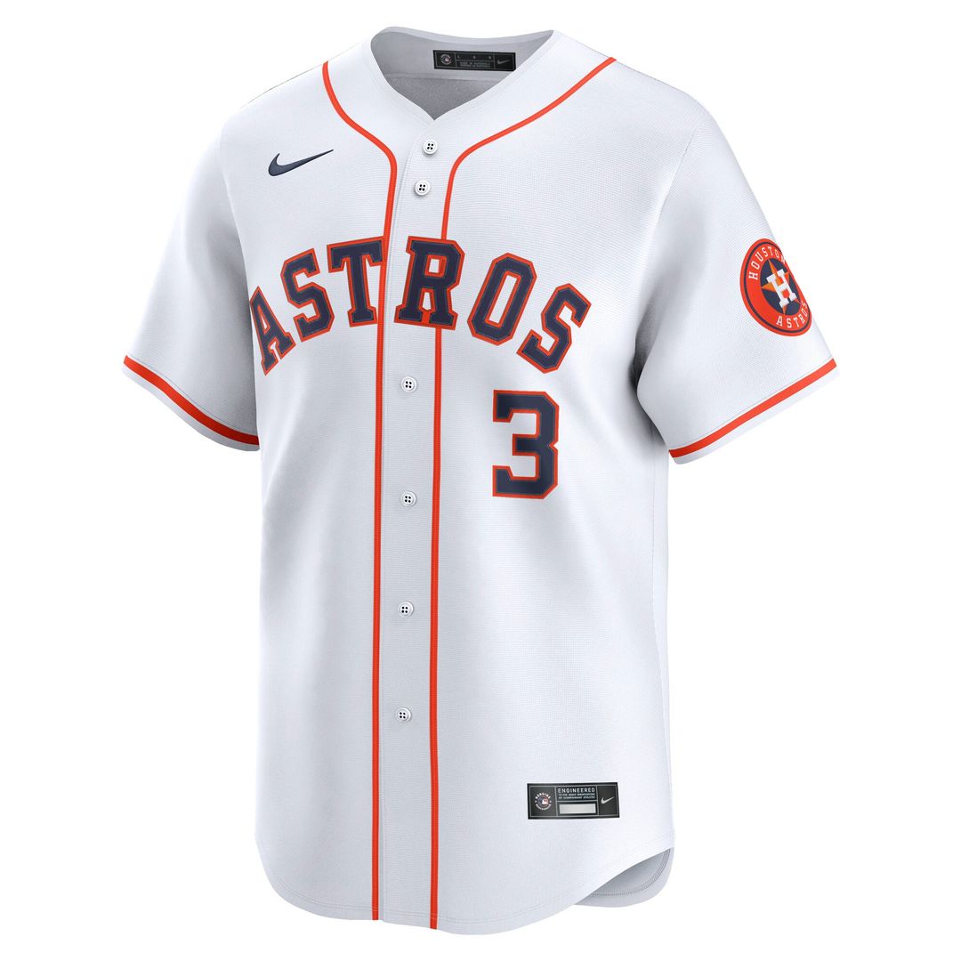 Houston Astros Jeremy Peña White Home Limited Baseball Jersey | MLB Baseball Jersey