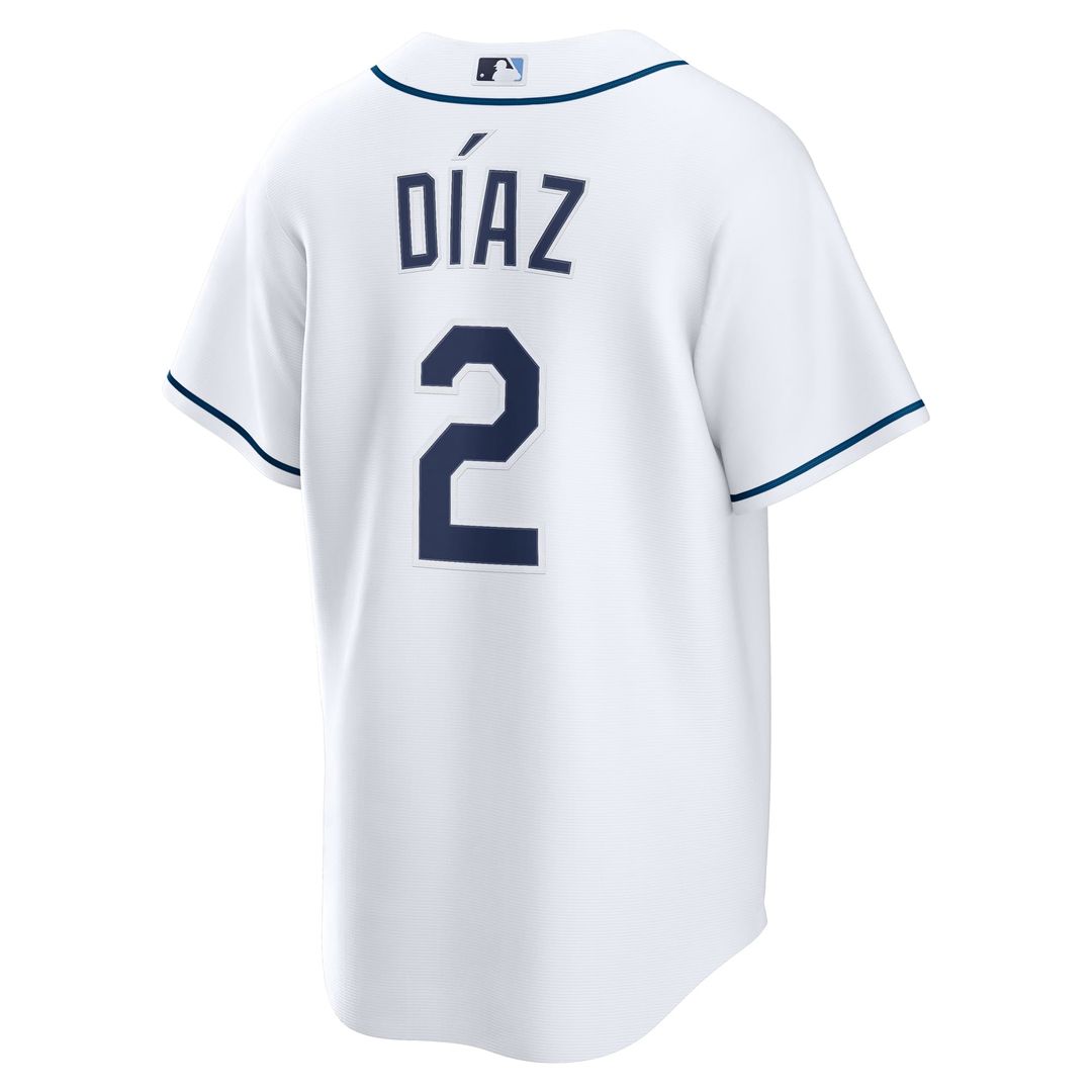 Tampa Bay Rays Yandy Díaz White Home Replica Baseball Jersey | MLB Baseball Jersey