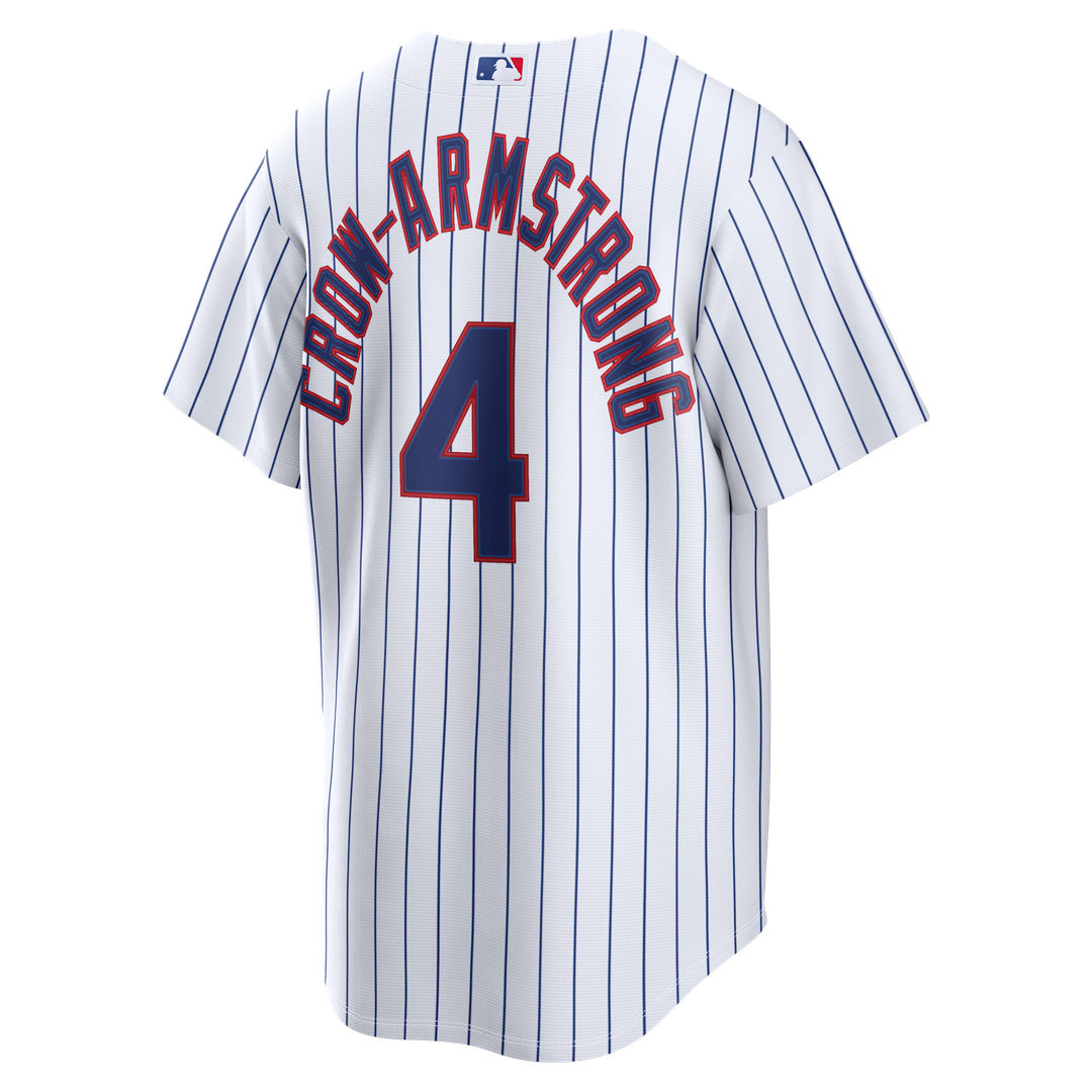 Chicago Cubs Pete Crow-Armstrong White Home Replica Baseball Jersey | MLB Baseball Jersey