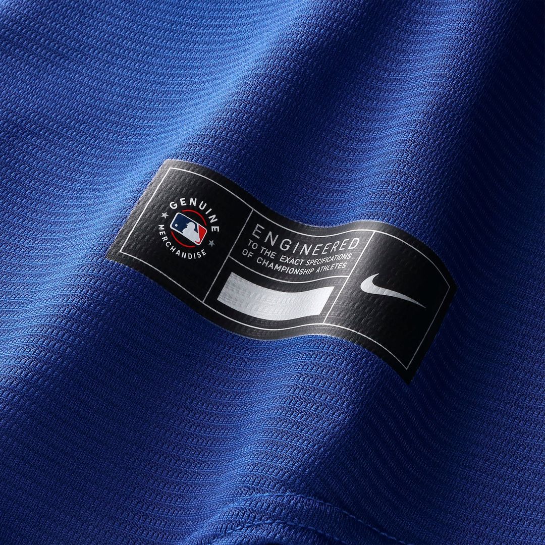 France National Team x MLB Blue Stadium Replica Baseball Jersey