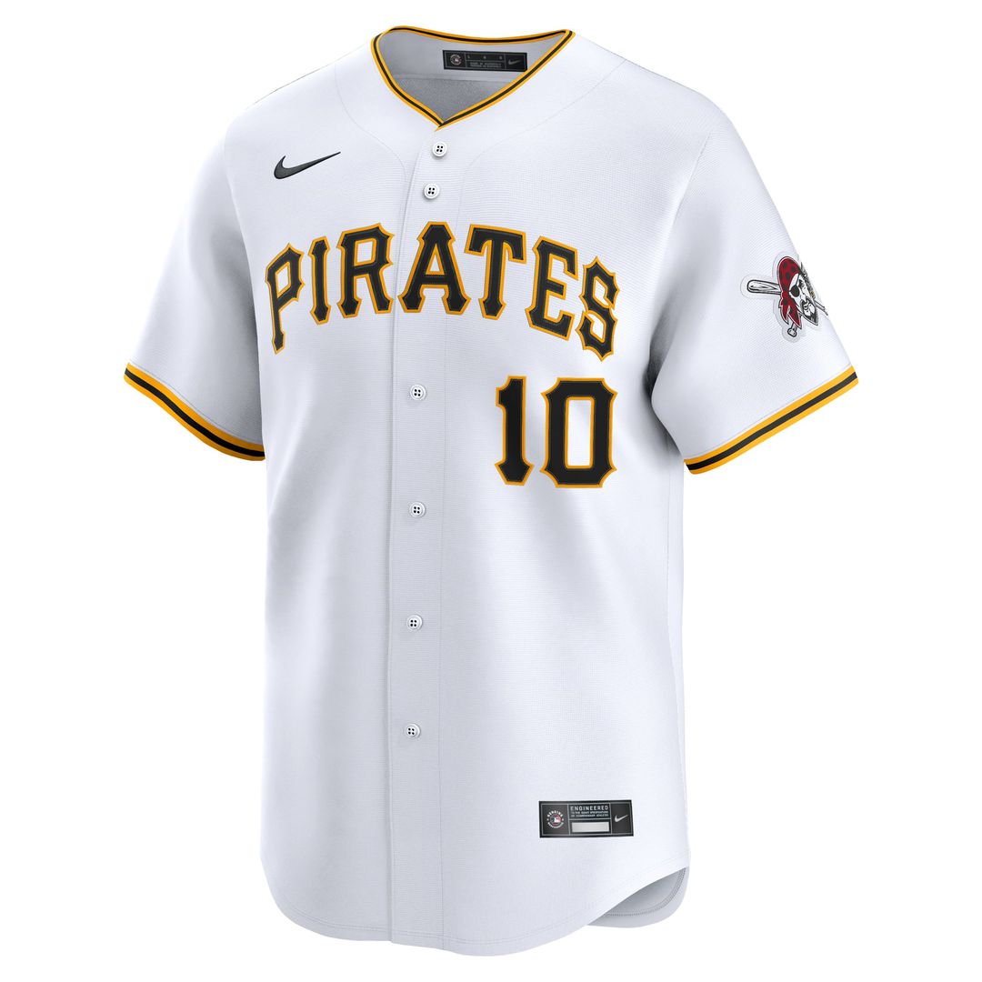 Pittsburgh Pirates Bryan Reynolds White Home Limited Baseball Jersey | MLB Baseball Jersey