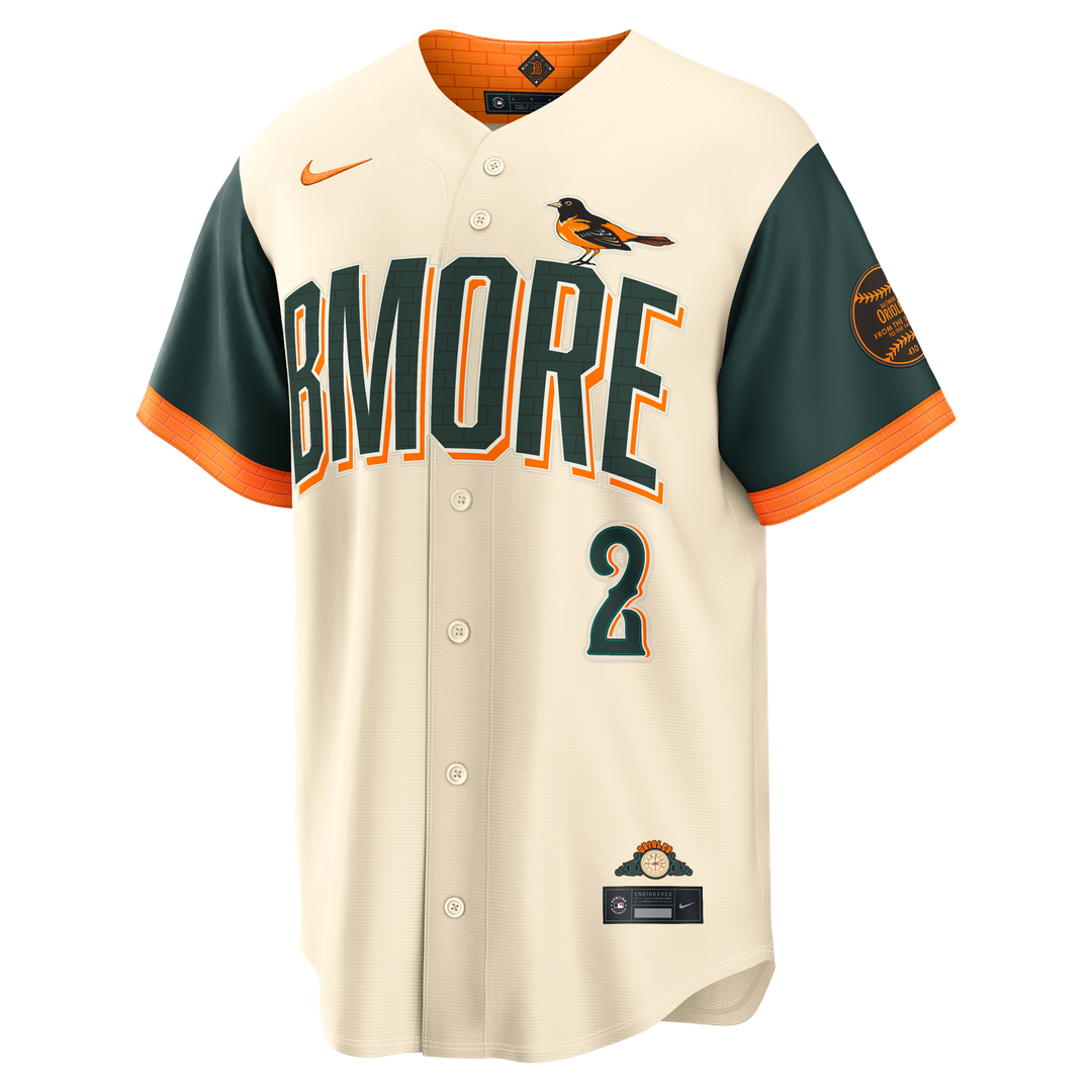 Baltimore Orioles Gunnar Henderson Cream 2026 City Connect Stadium Baseball Jersey | MLB Baseball Jersey