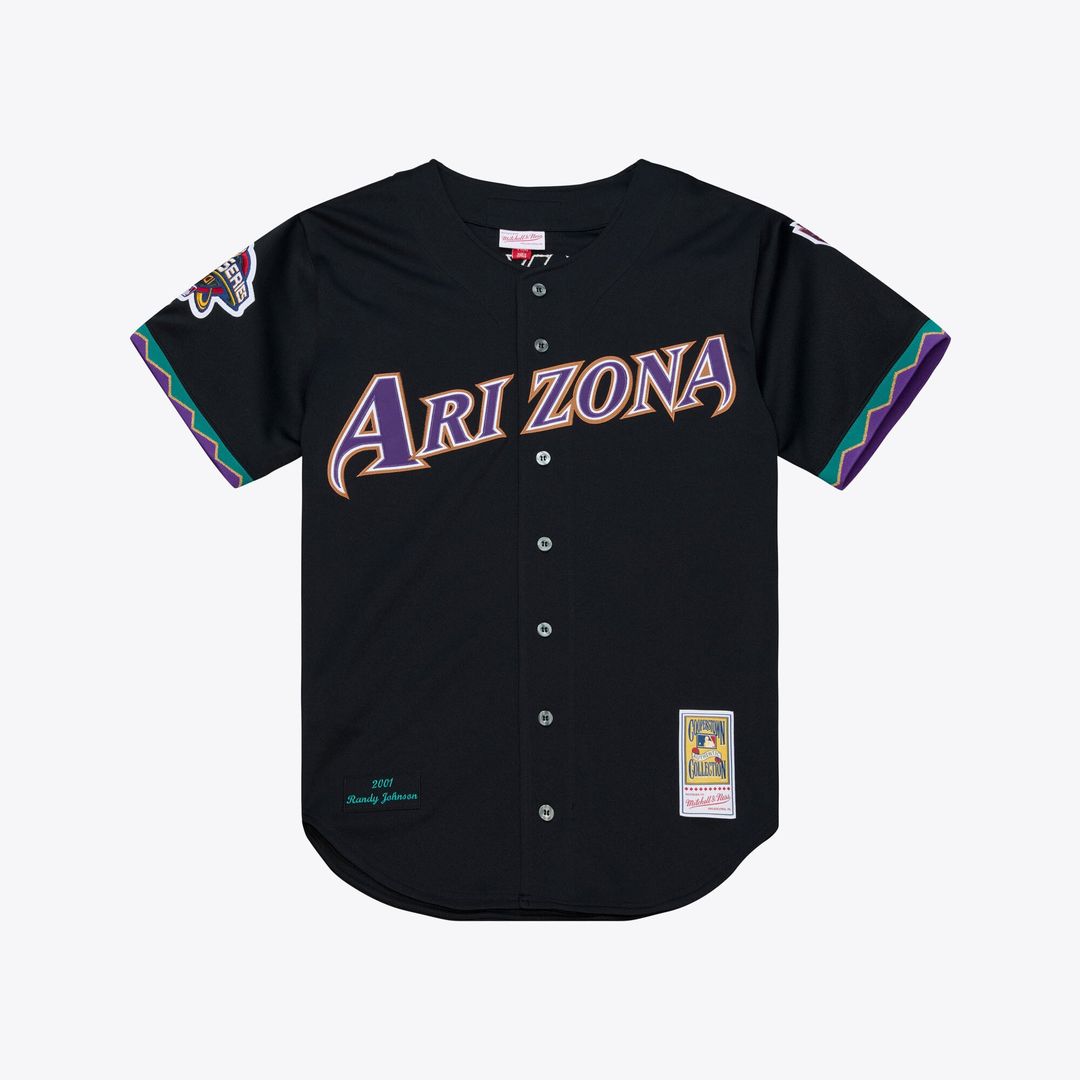 Arizona Diamondbacks Randy Johnson Purple 2000 Throwback Authentic Baseball Jersey | MLB Baseball Jersey
