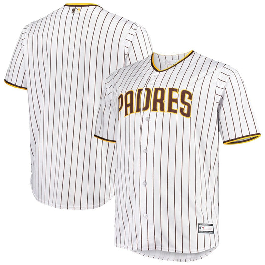 San Diego Padres White/Brown Big & Tall Home Replica Team Baseball Jersey