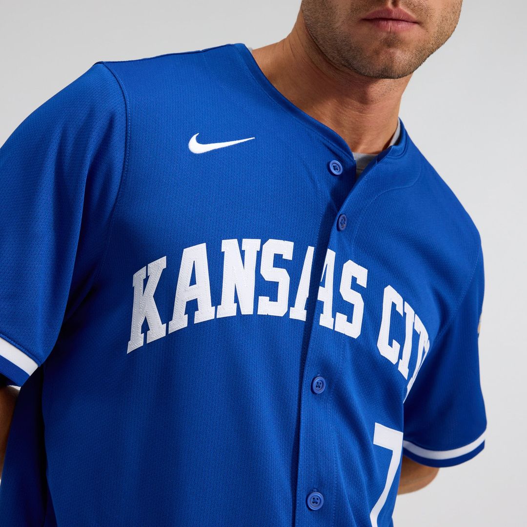 Kansas City Royals Bobby Witt Jr. Royal Alternate 2 Limited Baseball Jersey | MLB Baseball Jersey