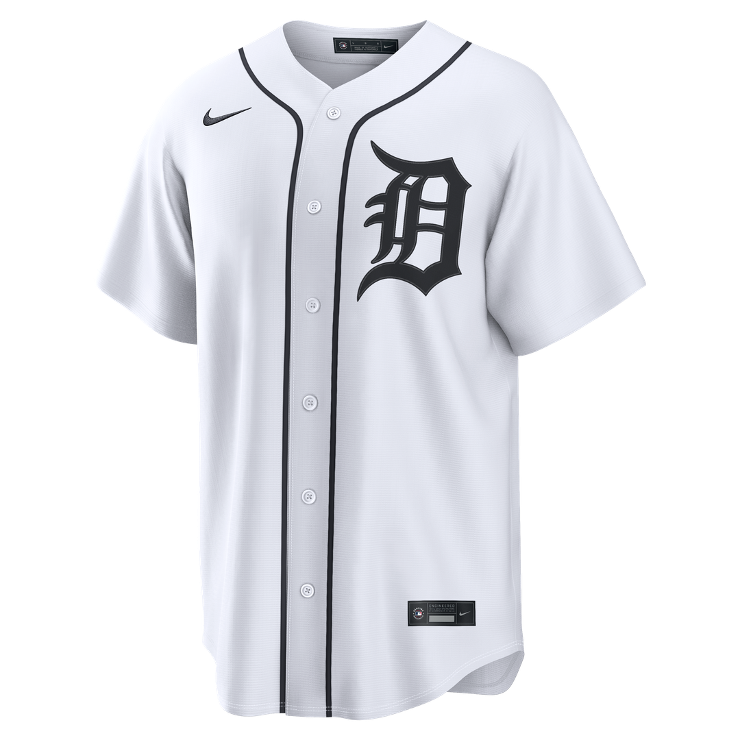 Detroit Tigers Tarik Skubal White Home Replica Baseball Jersey | MLB Baseball Jersey