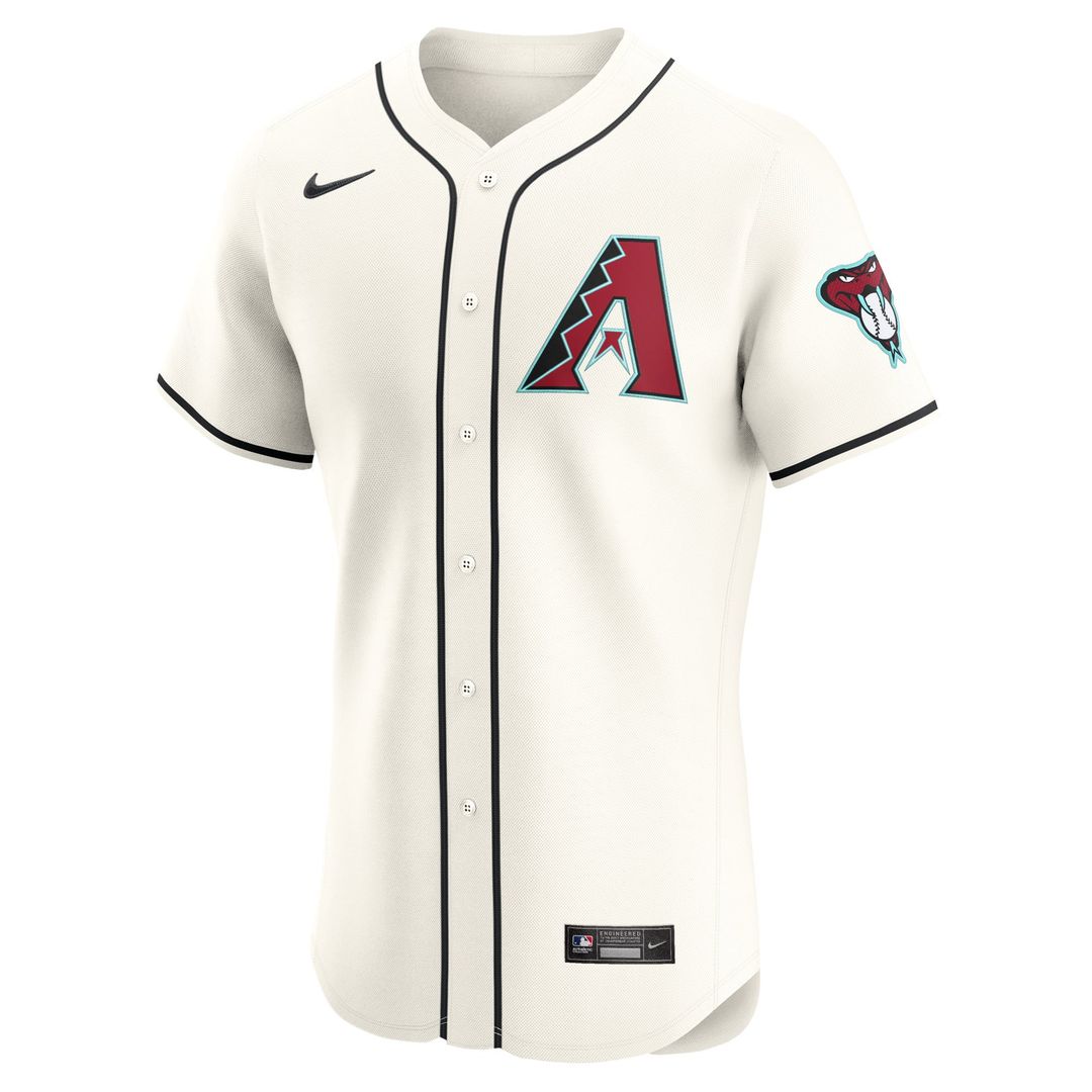 Arizona Diamondbacks Cream Elite Baseball Jersey | MLB Baseball Jersey