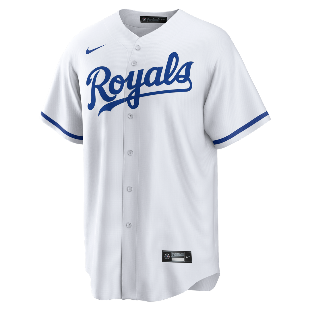 Kansas City Royals White Home Big & Tall Replica Baseball Jersey | MLB Baseball Jersey