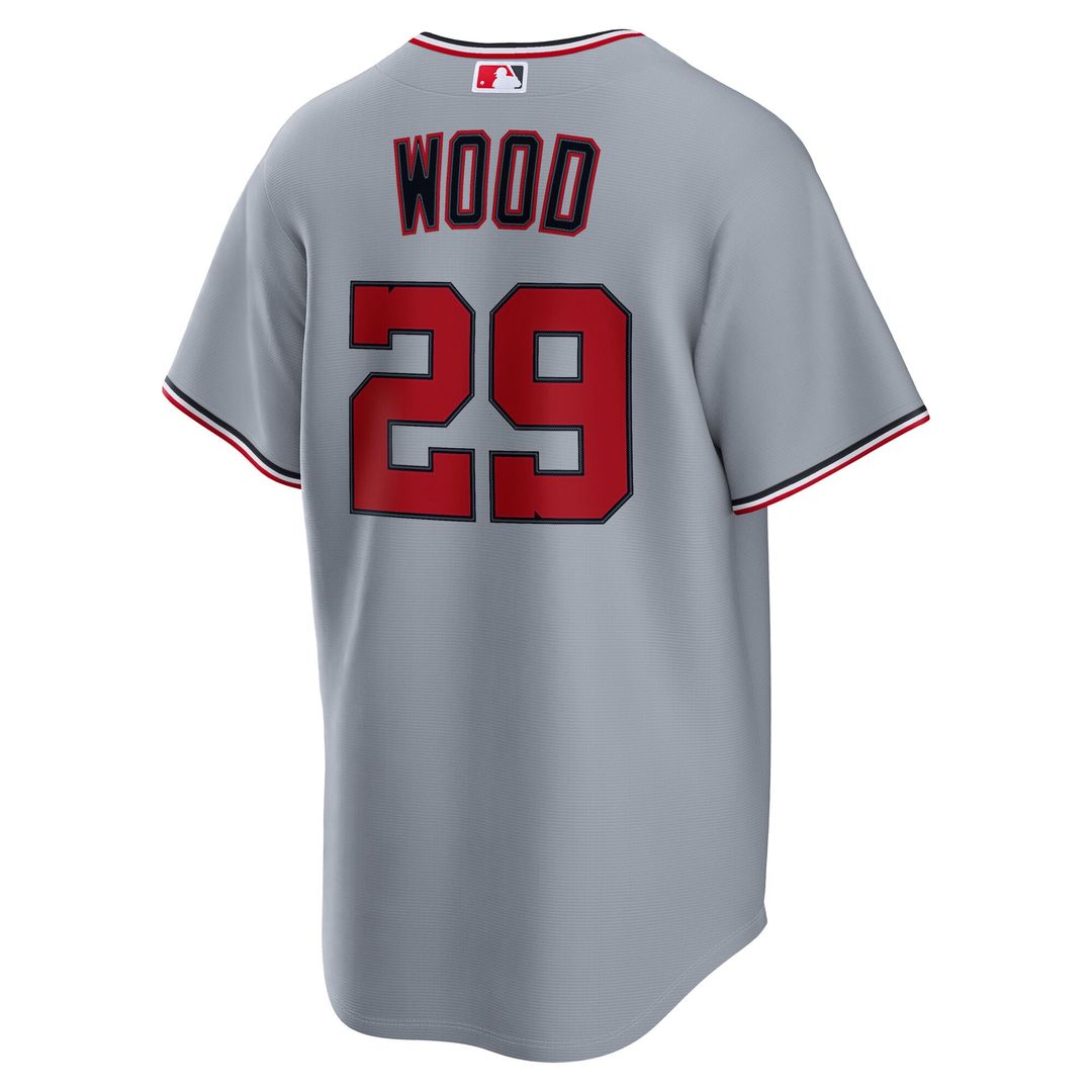 Washington Nationals James Wood Navy Alternate Replica Baseball Jersey | MLB Baseball Jersey