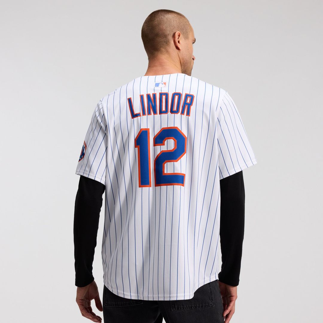 New York Mets Francisco Lindor Gray Road Limited Baseball Jersey | MLB Baseball Jersey