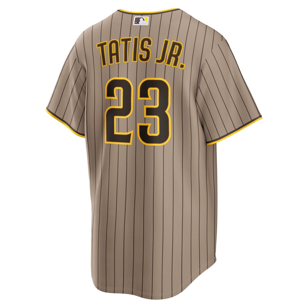 San Diego Padres Fernando Tatis Jr. Sand Alternate Replica Baseball Jersey | MLB Baseball Jersey