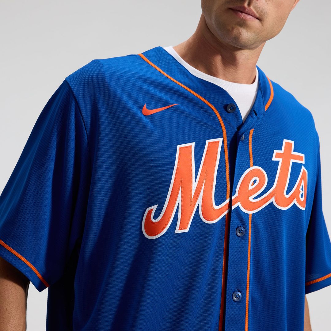 New York Mets Francisco Lindor Royal Alternate Replica Baseball Jersey | MLB Baseball Jersey