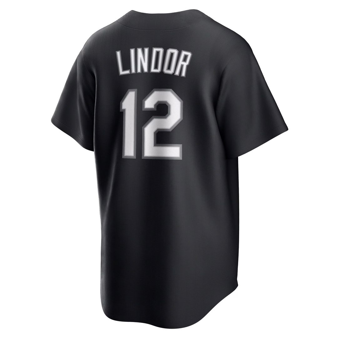 New York Mets Francisco Lindor Black Replica Baseball Jersey | MLB Baseball Jersey