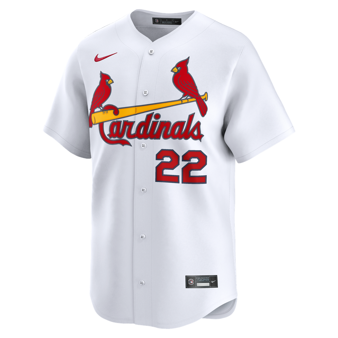 St. Louis Cardinals Joshua Báez White Home Limited Baseball Jersey | MLB Baseball Jersey