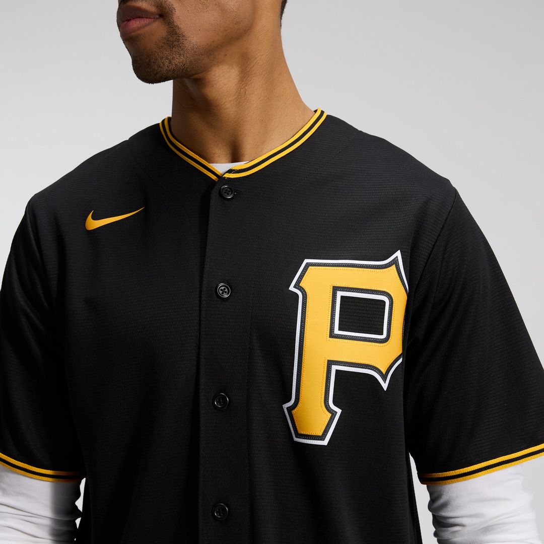 Pittsburgh Pirates Black Alternate Replica Team Baseball Jersey | MLB Baseball Jersey