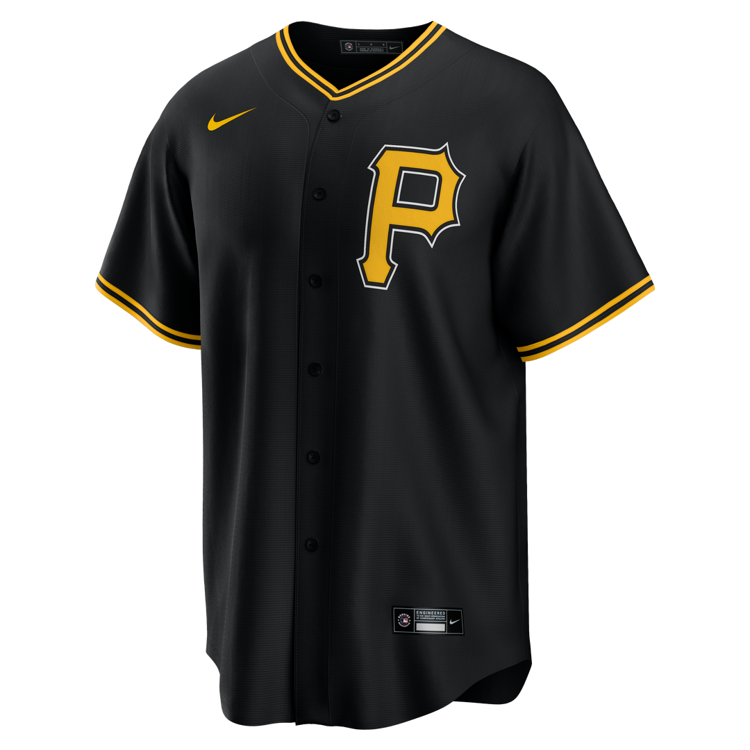 Pittsburgh Pirates Black Alternate Replica Team Baseball Jersey | MLB Baseball Jersey