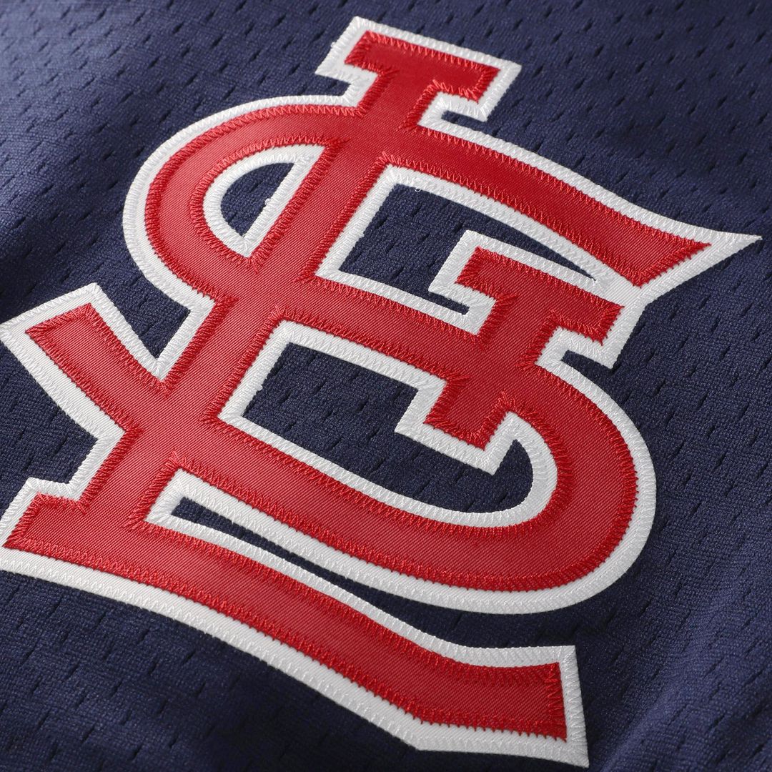 St. Louis Cardinals Ozzie Smith Navy Authentic Batting Practice Baseball Jersey | MLB Baseball Jersey