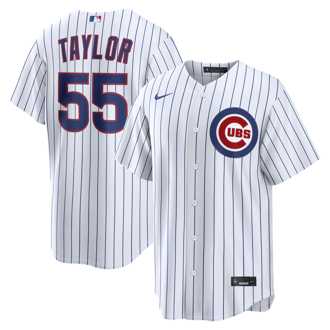 Chicago Cubs Tyrone Taylor White Home Replica Baseball Jersey