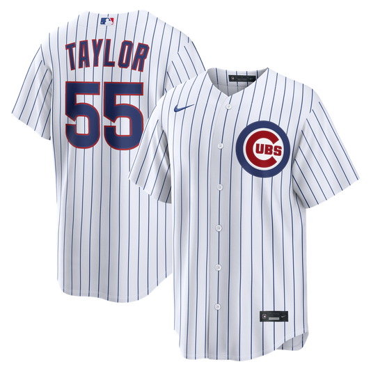 Chicago Cubs Tyrone Taylor White Home Replica Baseball Jersey