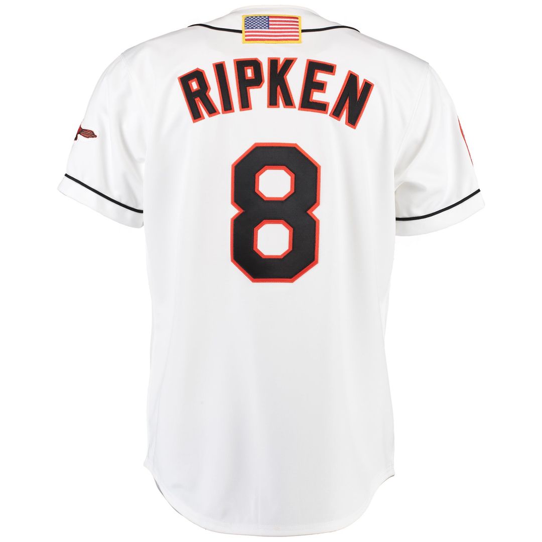 Baltimore Orioles Cal Ripken White Home Authentic Baseball Jersey | MLB Baseball Jersey
