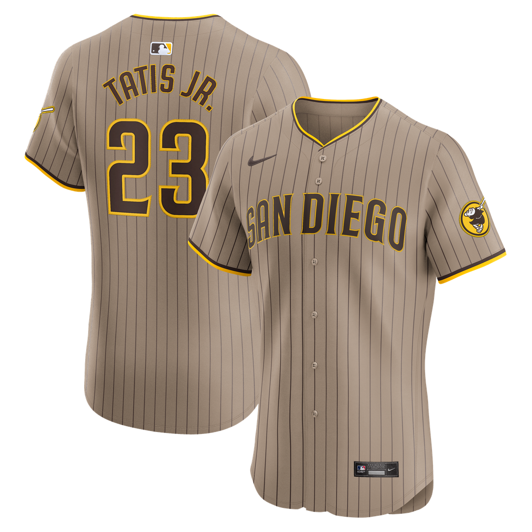 San Diego Padres Fernando Tatis Jr. Sand Alternate Elite Baseball Jersey
