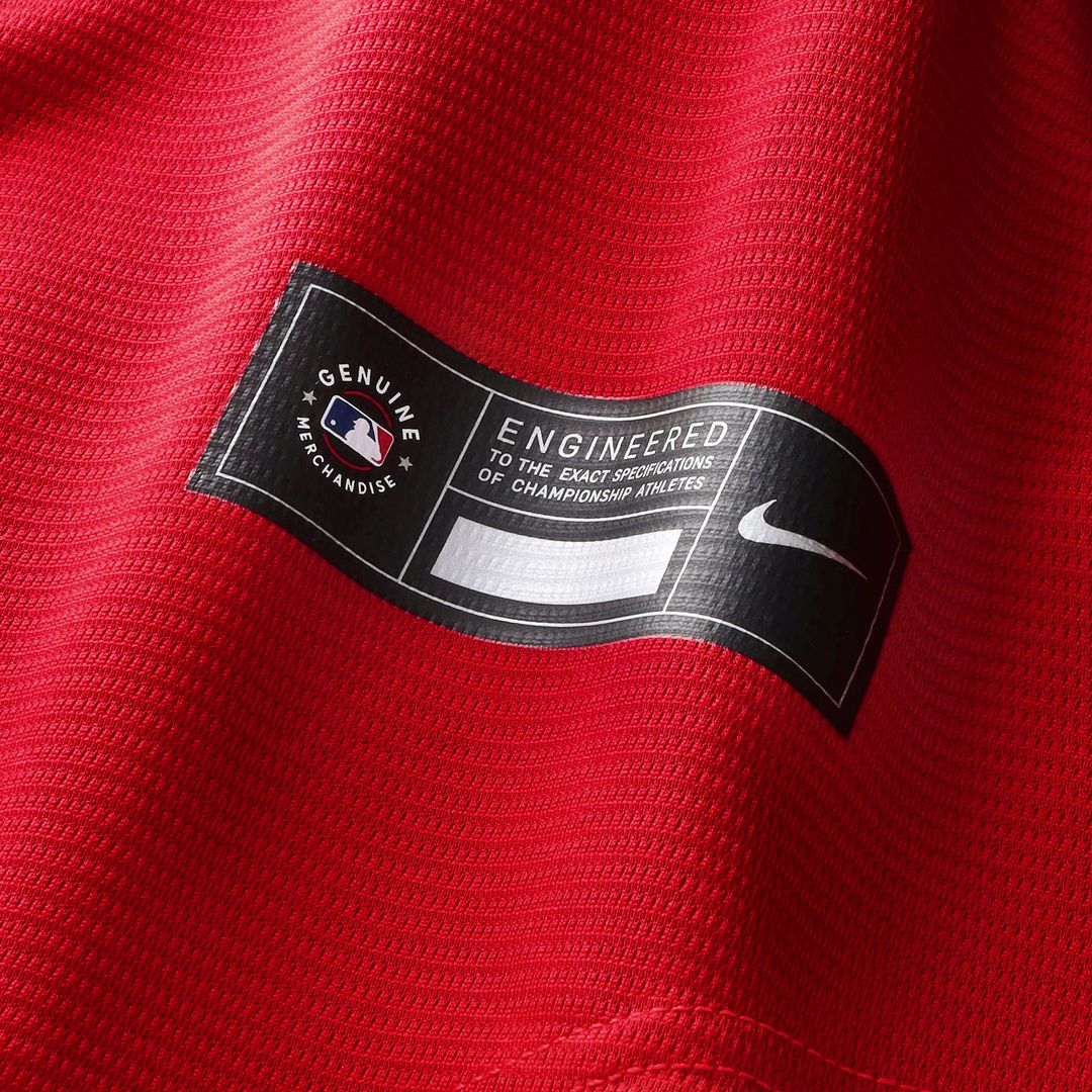 England National Team x MLB Red Stadium Replica Baseball Jersey