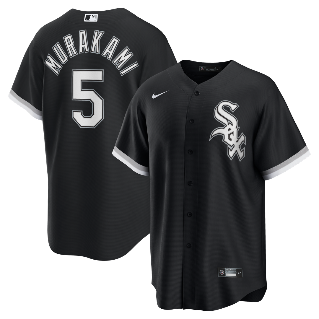 Chicago White Sox Munetaka Murakami Black Alternate Replica Baseball Jersey
