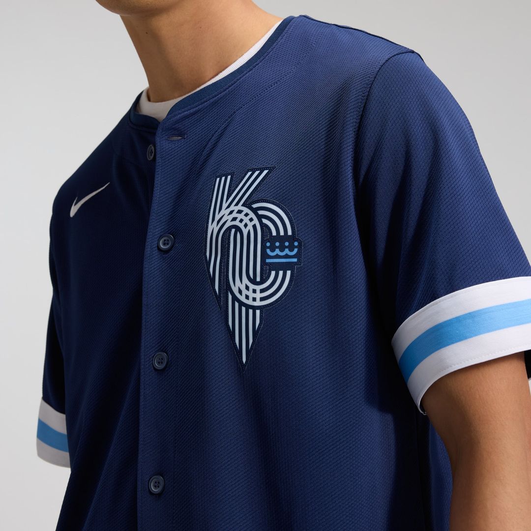 Kansas City Royals Navy City Connect Limited Baseball Jersey | MLB Baseball Jersey