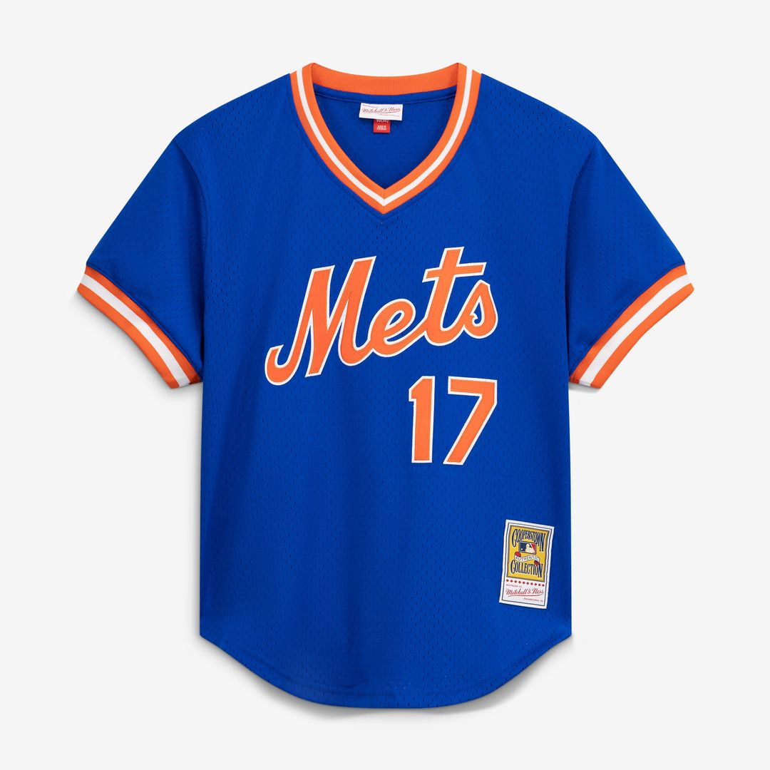 New York Mets Keith Hernandez Royal Authentic Batting Practice Baseball Jersey | MLB Baseball Jersey