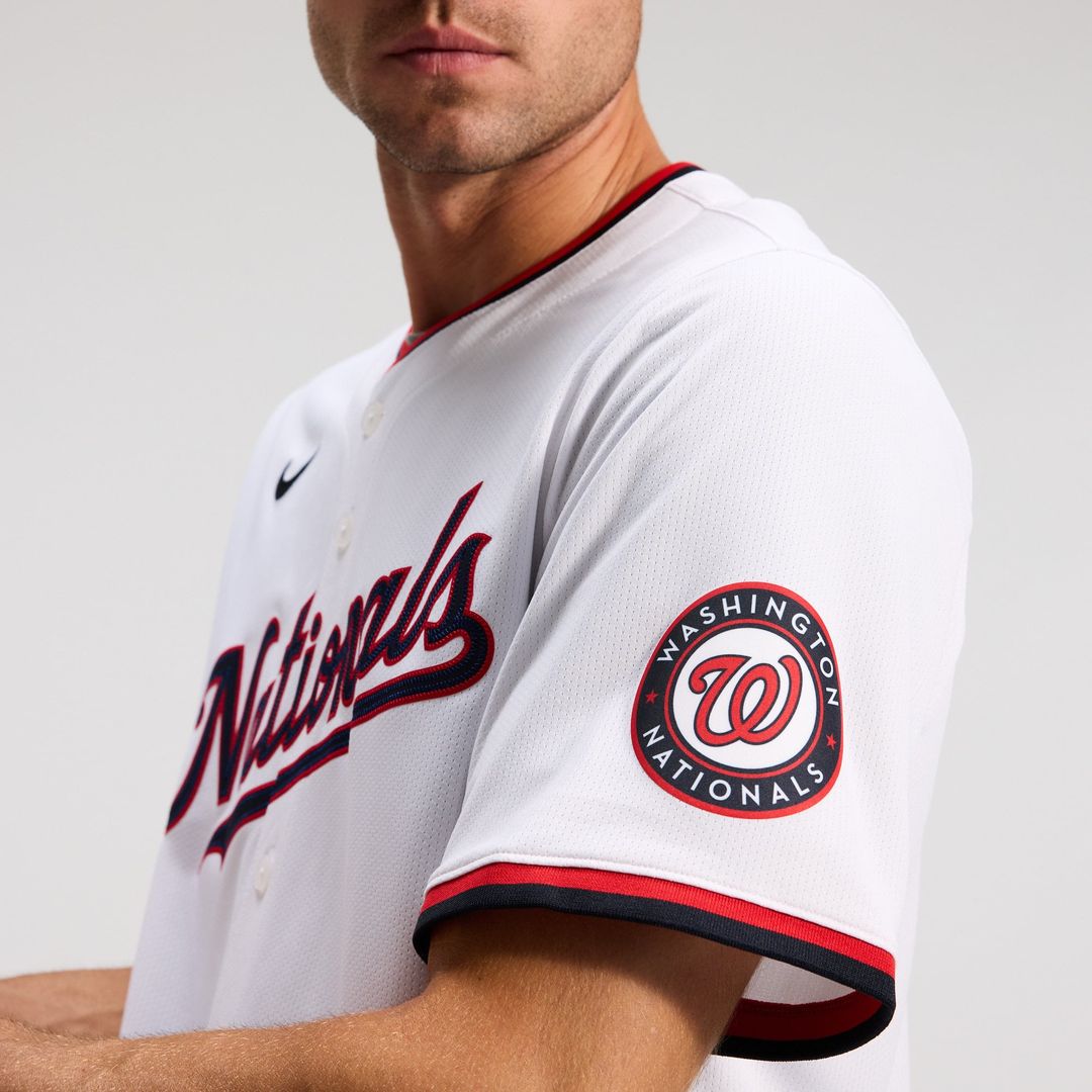 Washington Nationals Dylan Crews White Home Limited Baseball Jersey | MLB Baseball Jersey