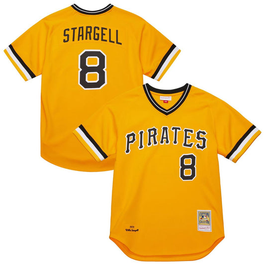 Pittsburgh Pirates Willie Stargell Gold 1979 Throwback Authentic Baseball Jersey