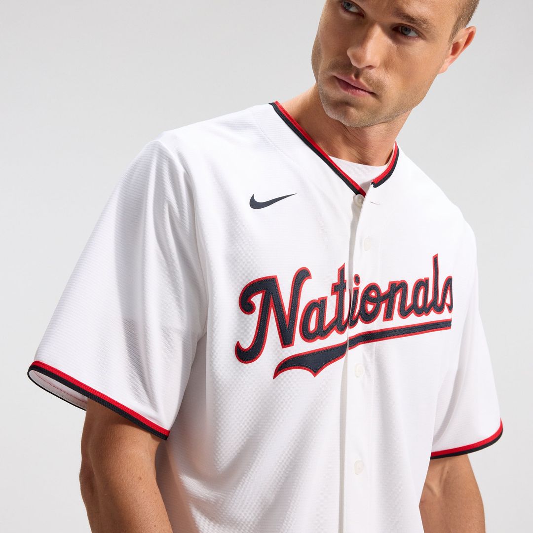 Washington Nationals CJ Abrams White Home Replica Baseball Jersey | MLB Baseball Jersey