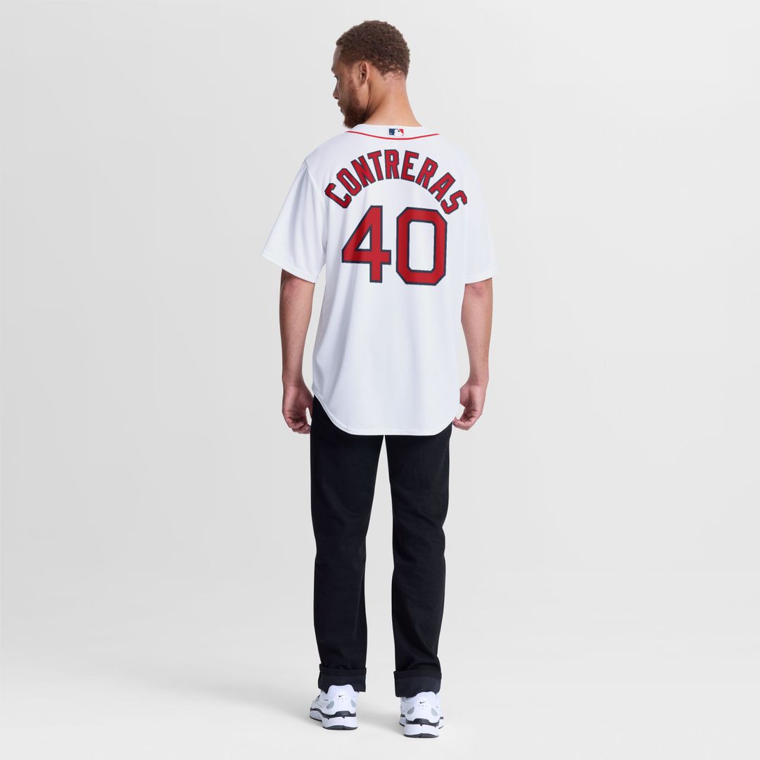 Boston Red Sox Willson Contreras White Home Replica Baseball Jersey | MLB Baseball Jersey
