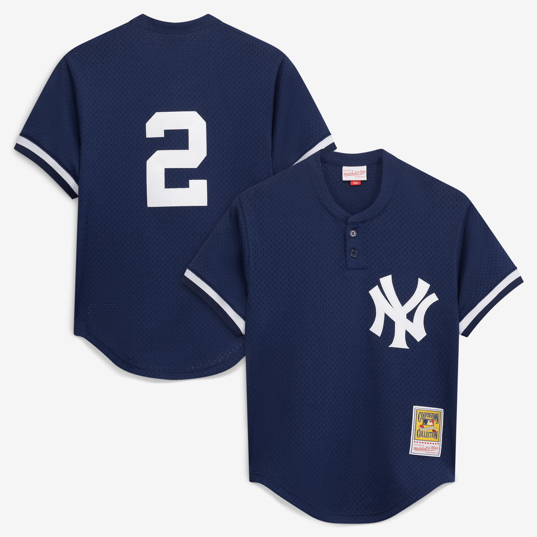 New York Yankees Derek Jeter Navy Authentic Batting Practice Baseball Jersey